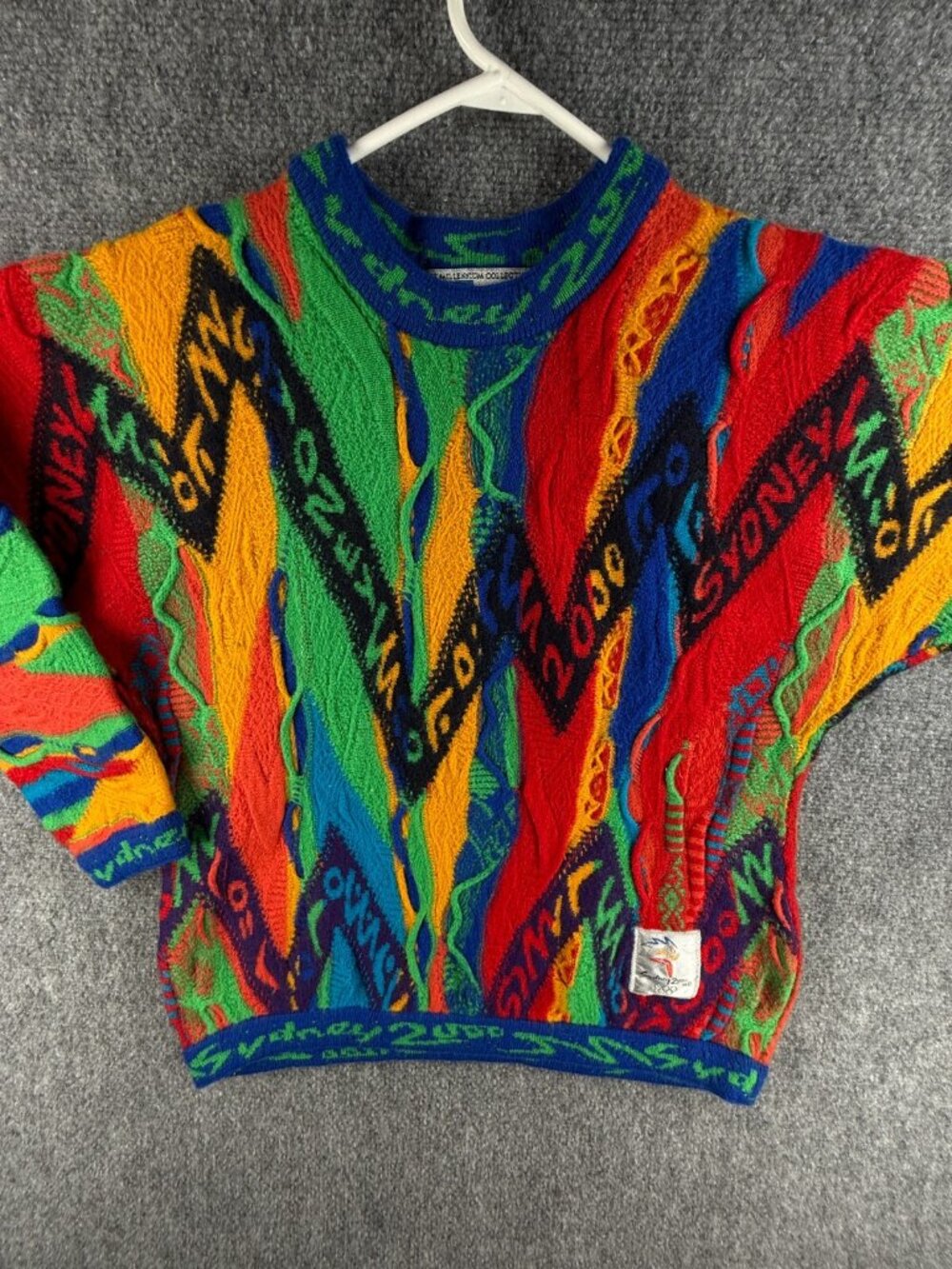 COOGI Millennium Collection Sydney 2000 Australia Olympic Games Sweater Wool